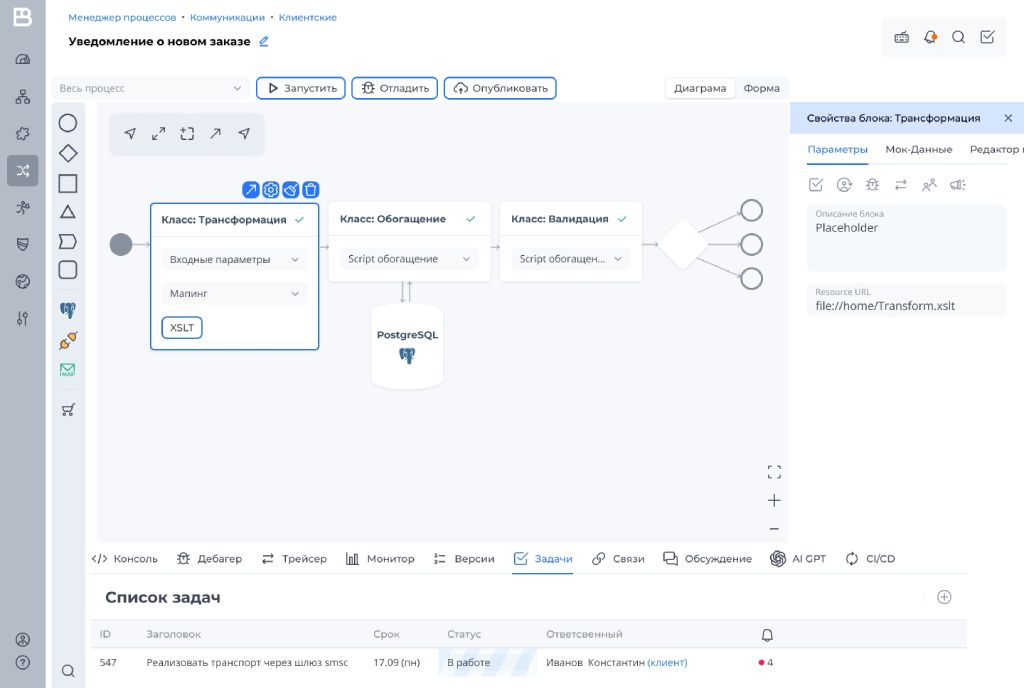 Функциональные возможности ESB Bercut 1