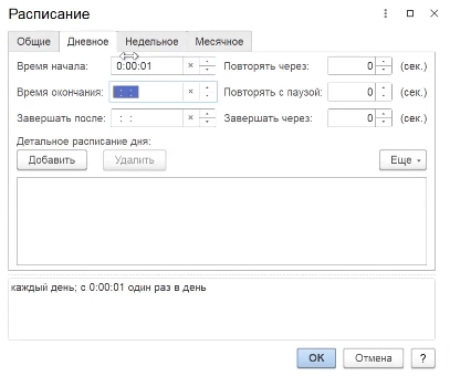 расписание